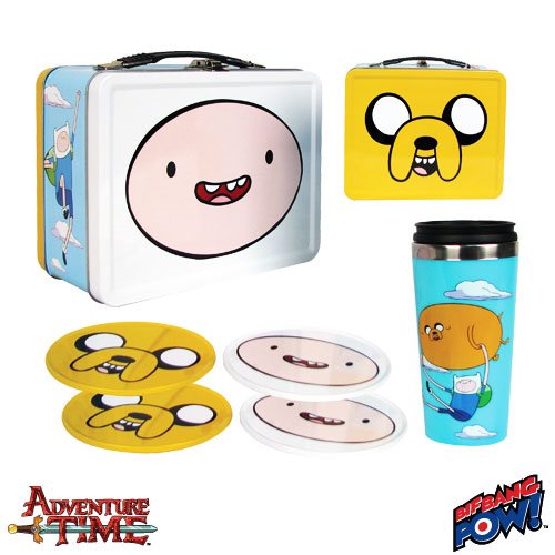 Adventure Time Finn and Jake Tin Tote Gift Set - Convention Exclusive